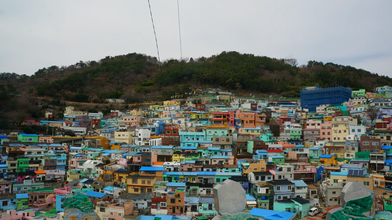 Busan: Busan: Jagalchi, the Fukuoka ferry and the drone show